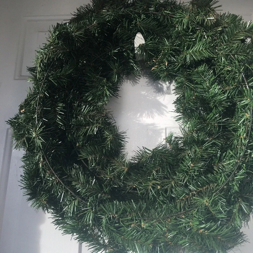 Primitive Evergreen Pig Farmhouse Wreath All‎ Season 20